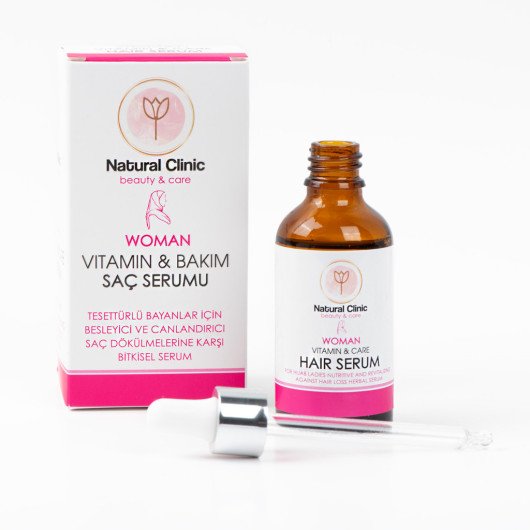 Natural Clinic Nourishing Hair Serum With Extra Vitamins For Women 50 Ml