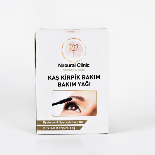 Natural Clinic Eyebrow Lash Care Oil 10 Ml + 10 Ml Argan Oil & Natural Vitamin E