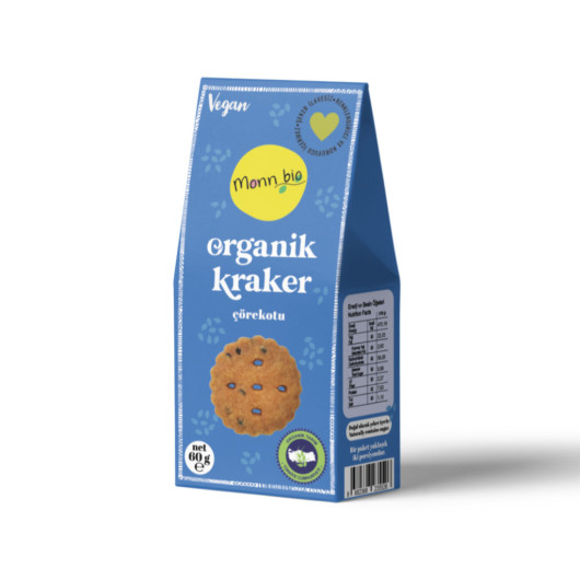 (Organic & Vegan) Black Cumin Cracker 60 Gr