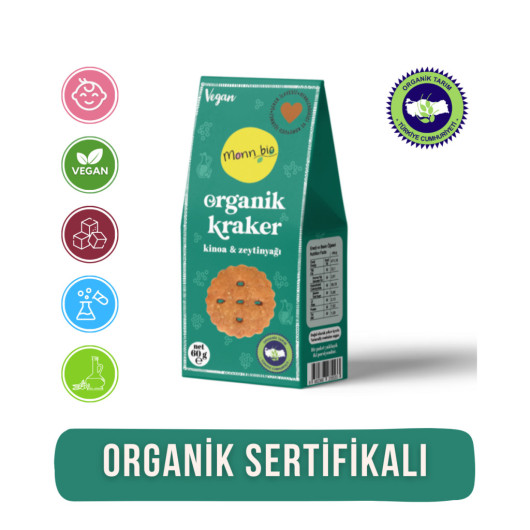 (Organic & Vegan) Quinoa Cracker 60 Gr