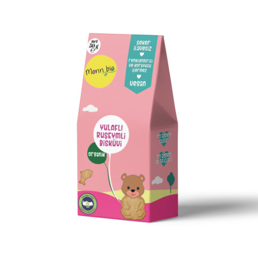 (Organic & Vegan) Oatmeal And Germ Children's Biscuit 50 Gr