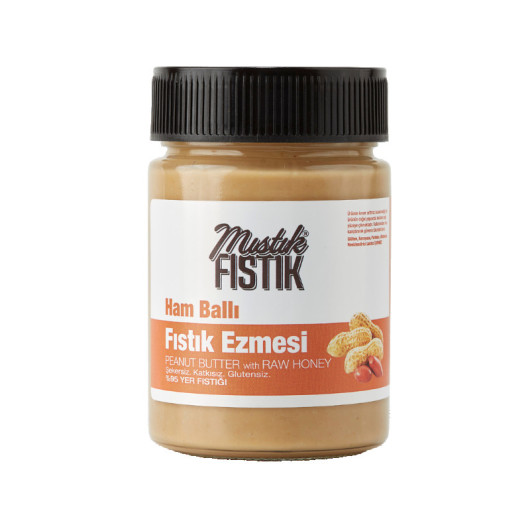 Order Now Healthy Peanut Butter With Raw Honey 300 Grams Mistikfistik At Competitive Prices Directly From Turkey With Fast Delivery Service And The Option Of Payment Upon Delivery