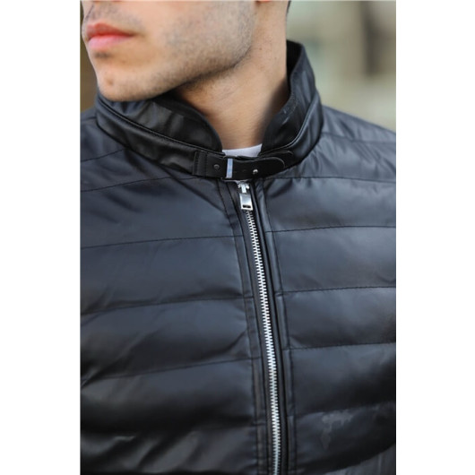 Fit Leather Special Coat