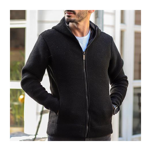 Men's Premium Steel Knit Jacket Black