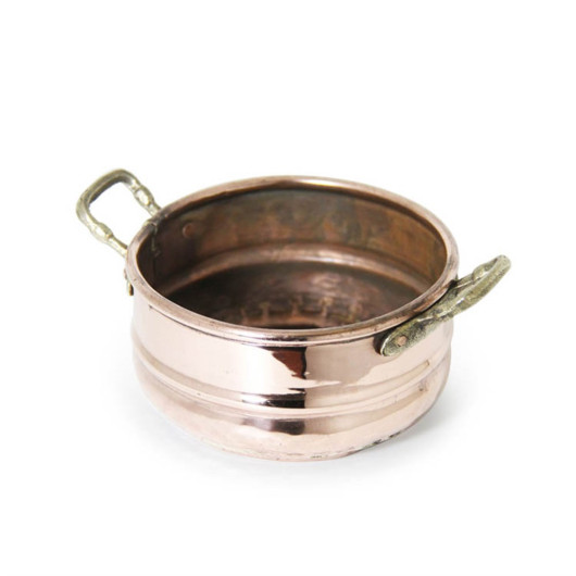 Coho Artisan Copper Round Flower Pot