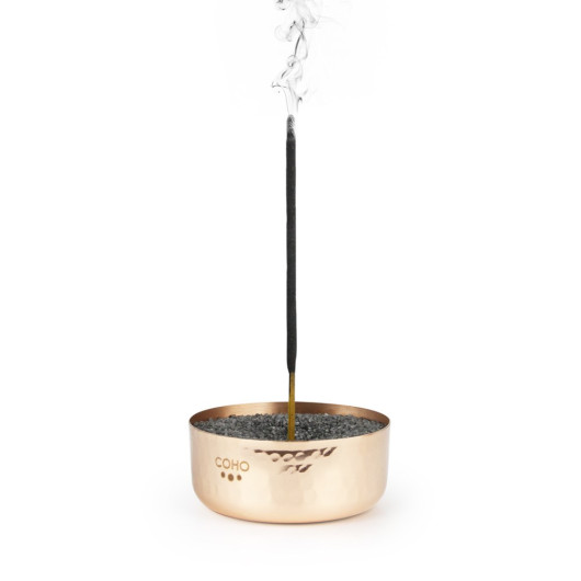 Coho Artisan Meditation Copper Sand Incense Burner