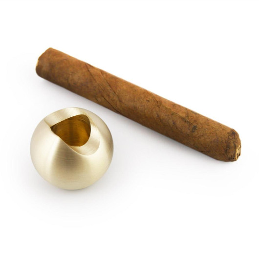 Coho Brazen Solid Brass Globe Top Cigar Stand