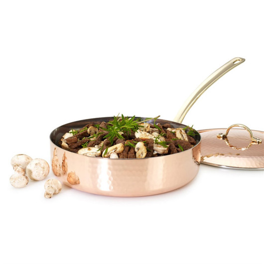 Coho Elegant Copper Forged Chef Wide Pot 20 Cm