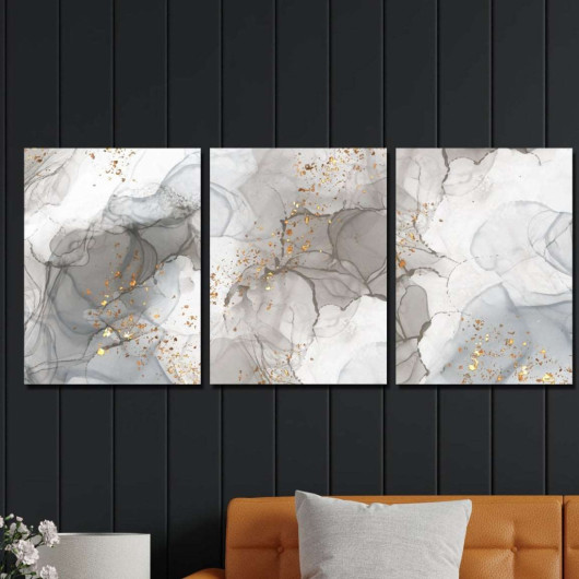 3 Piece Marble Pattern Painting Set