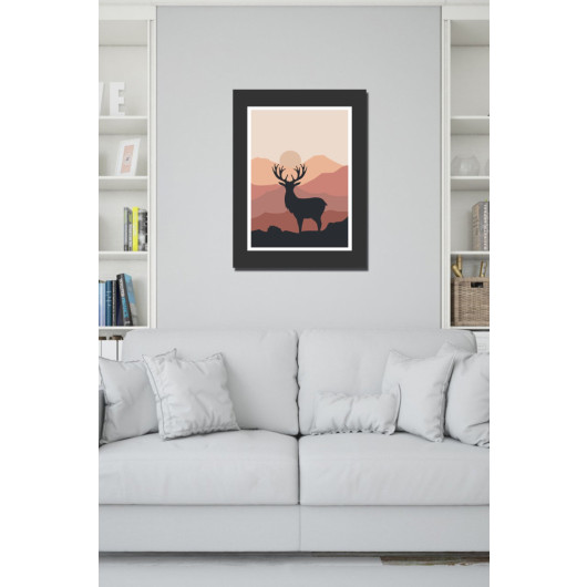 Deer Illustration Painting Digital Printing