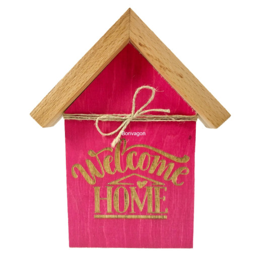 Home Solid Wood Decorative 25Cm Red
