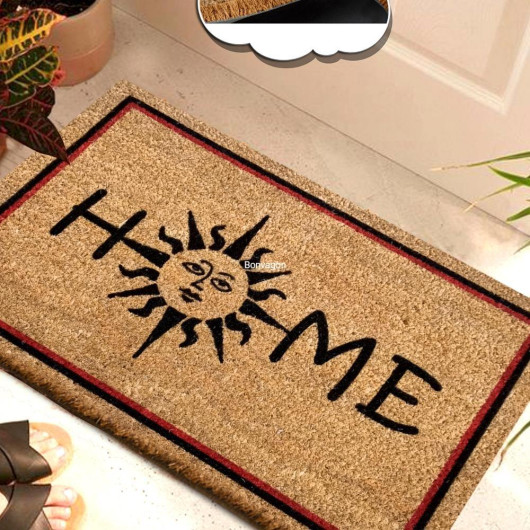 Home Sole Natural Coconut Doormat 60X40Cm