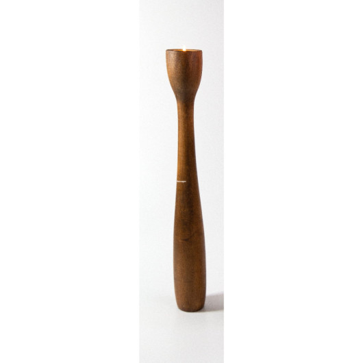 High Solid Beech Candle Holder 4.2Cm
