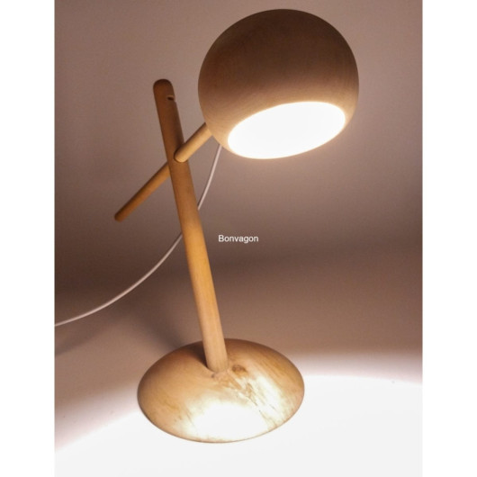 Smart Wood Led Table Lamp 60Cm