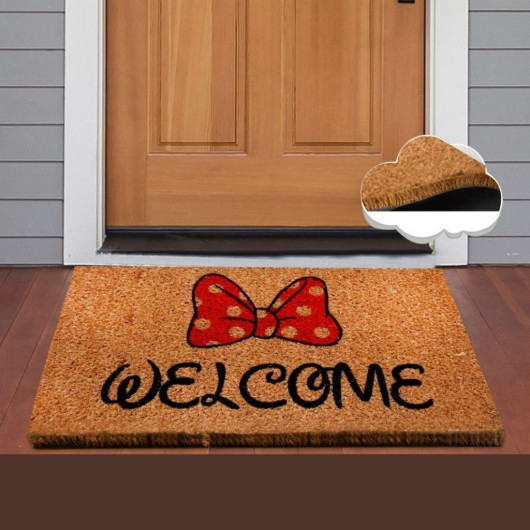 Welcome Natural Coconut Doormat 60X40Cm