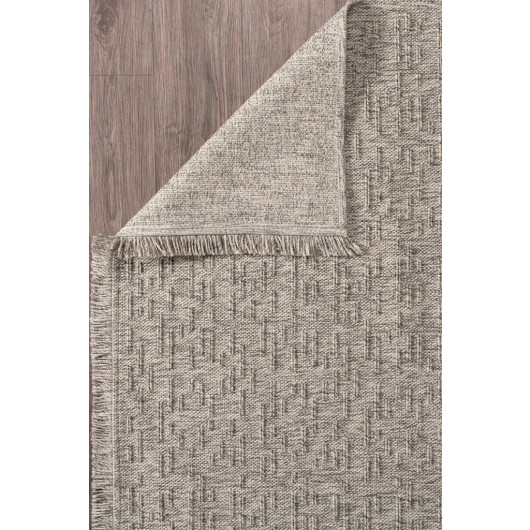 Konfor Carpet Vlora Jute Wicker Loop Knitted Rug