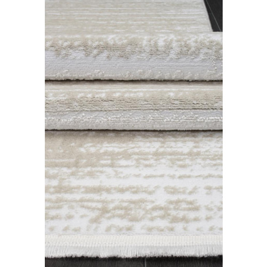 Cream Beige Modern Woven Carpet