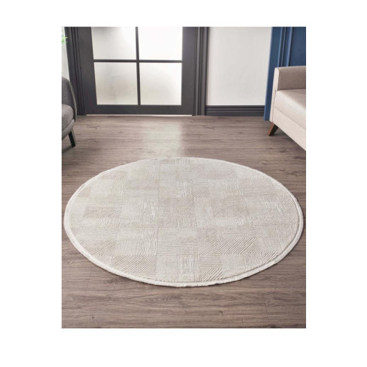 Leo Round Modern Woven Loop Carpet