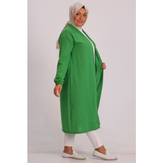 Plus Size Linen Airobin Jacket - Benetton