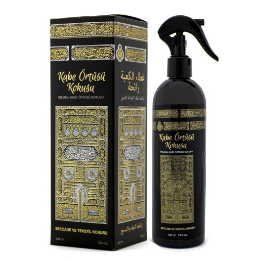 Kaaba Cover Scent, Medina Ravza Scent, Hacerl Esved Scent And Kubbetl Sahara Scent Spray 400 Ml