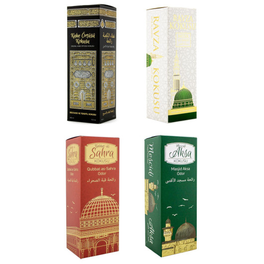 Kaaba Cover Scent Medina Ravza Scent Dome Of The Rock Smell And Masjid Alaqsa Scent Spray 400 Ml