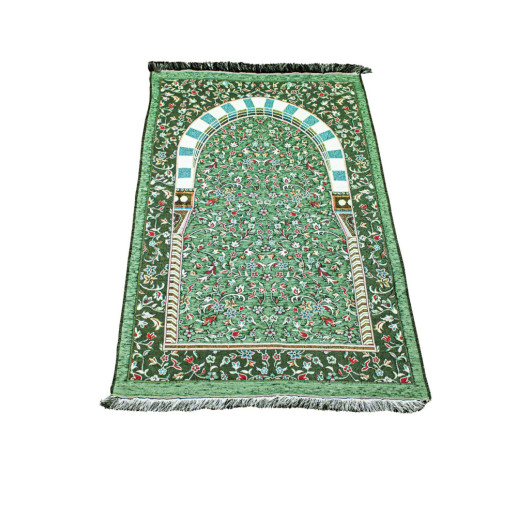 Kaaba Cover Scent And Medina Ravza Motif Prayer Rug