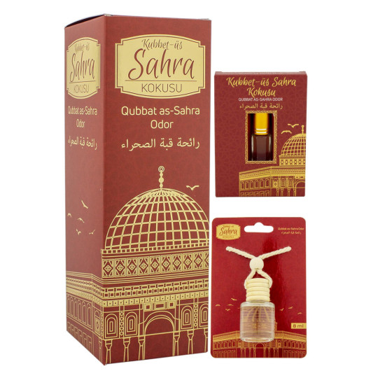 Kubbetus Sahara Fragrance 400Ml Spray And Kubbetus Sahara Fragrance 8 Ml Car Air Freshener