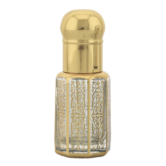 Perfume Essence Glass Bottle Gold Empty 3 Ml