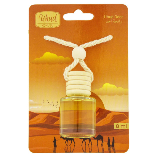 Uhud Fragrance 400Ml Spray And Uhud Fragrance 8Ml Car Fragrance Glass Bottle