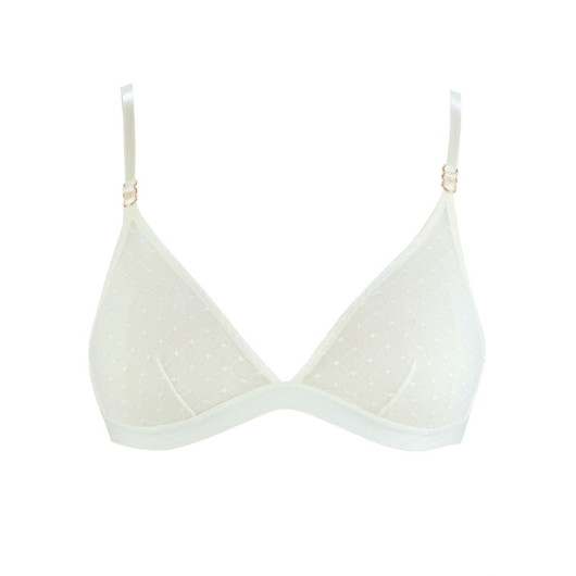 Lace Cage Triangle Bra