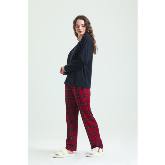 Combed Plaid Pajamas