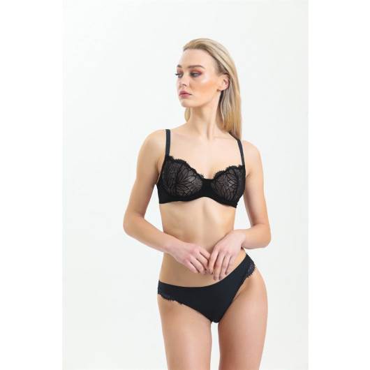 Hollow Lace Bra