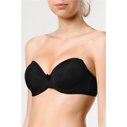 Plain Fabric Strapless Water Bra