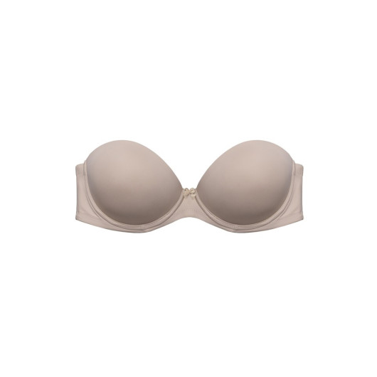 Plain Fabric Strapless Water Bra