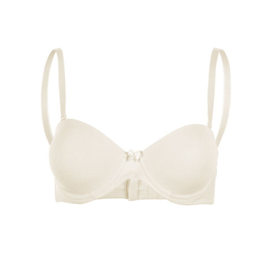 Plain Fabric Strapless Water Bra