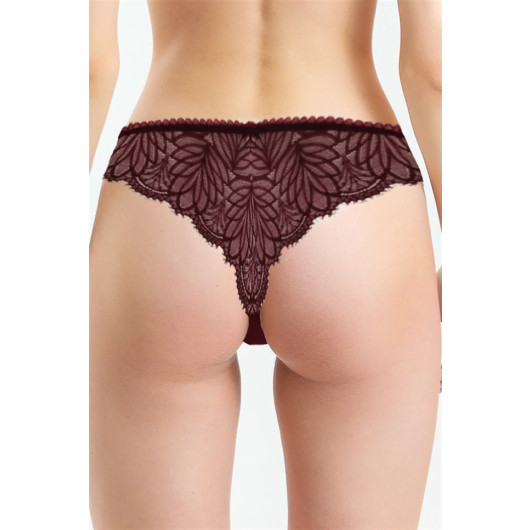 Fabric Front Lace Back Normal Panties