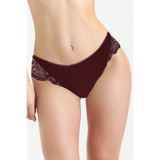 Fabric Front Lace Back Normal Panties