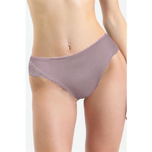 Fabric Front Lace Back Normal Panties