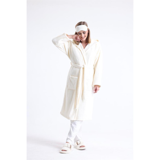 Long Fleece Dressing Gown