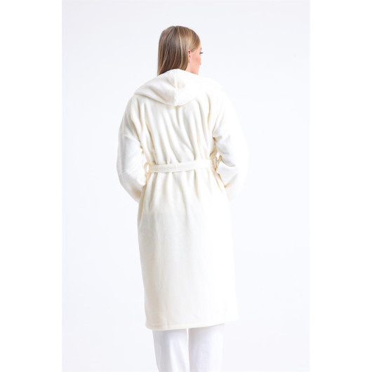 Long Fleece Dressing Gown