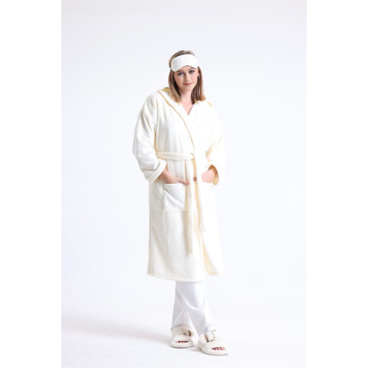 Long Fleece Dressing Gown