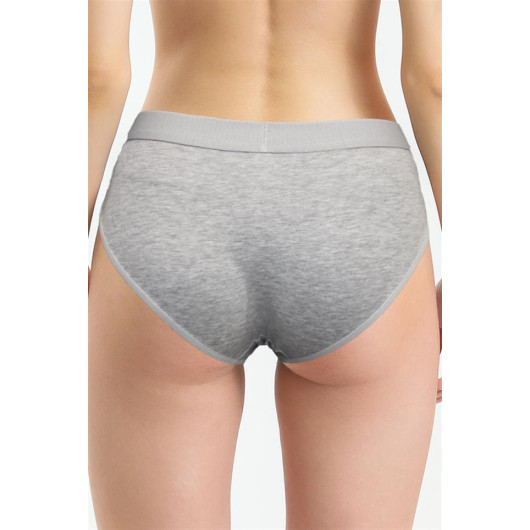 Combed Cotton High Waist Panties