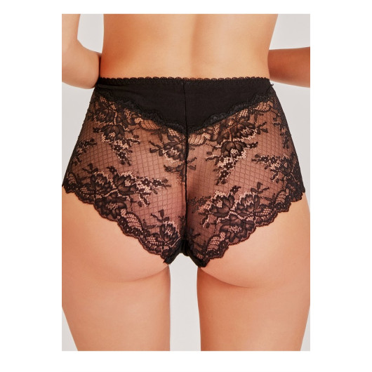 Lilac Fabric High Waist Lace Panties