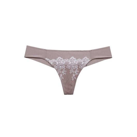 Brode Lace Brazilian String Panties