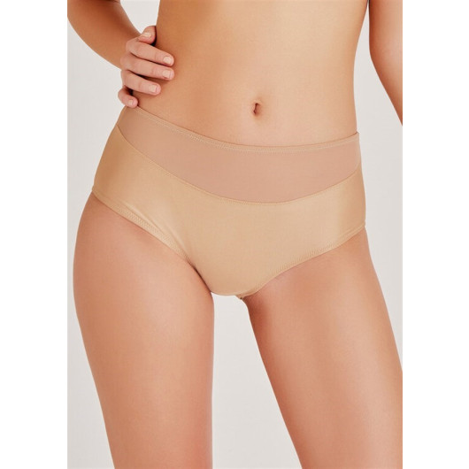 Wide Edge High Waist Tulle Panties