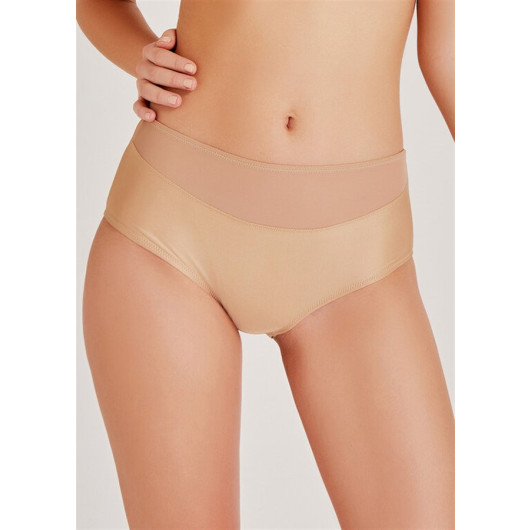 Wide Edge High Waist Tulle Panties