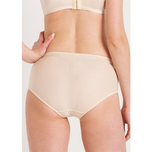 Wide Edge High Waist Tulle Panties