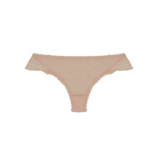 Fabric Front Lace Back Normal Panties