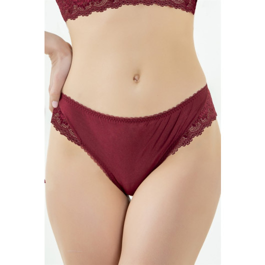 Fabric Front Lace Back Normal Panties