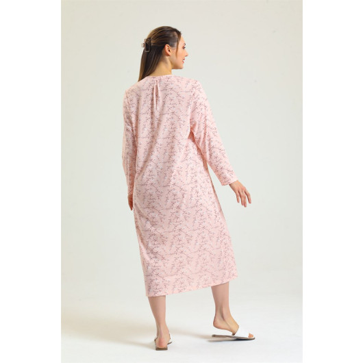 Cotton Patterned Mother Nightgown